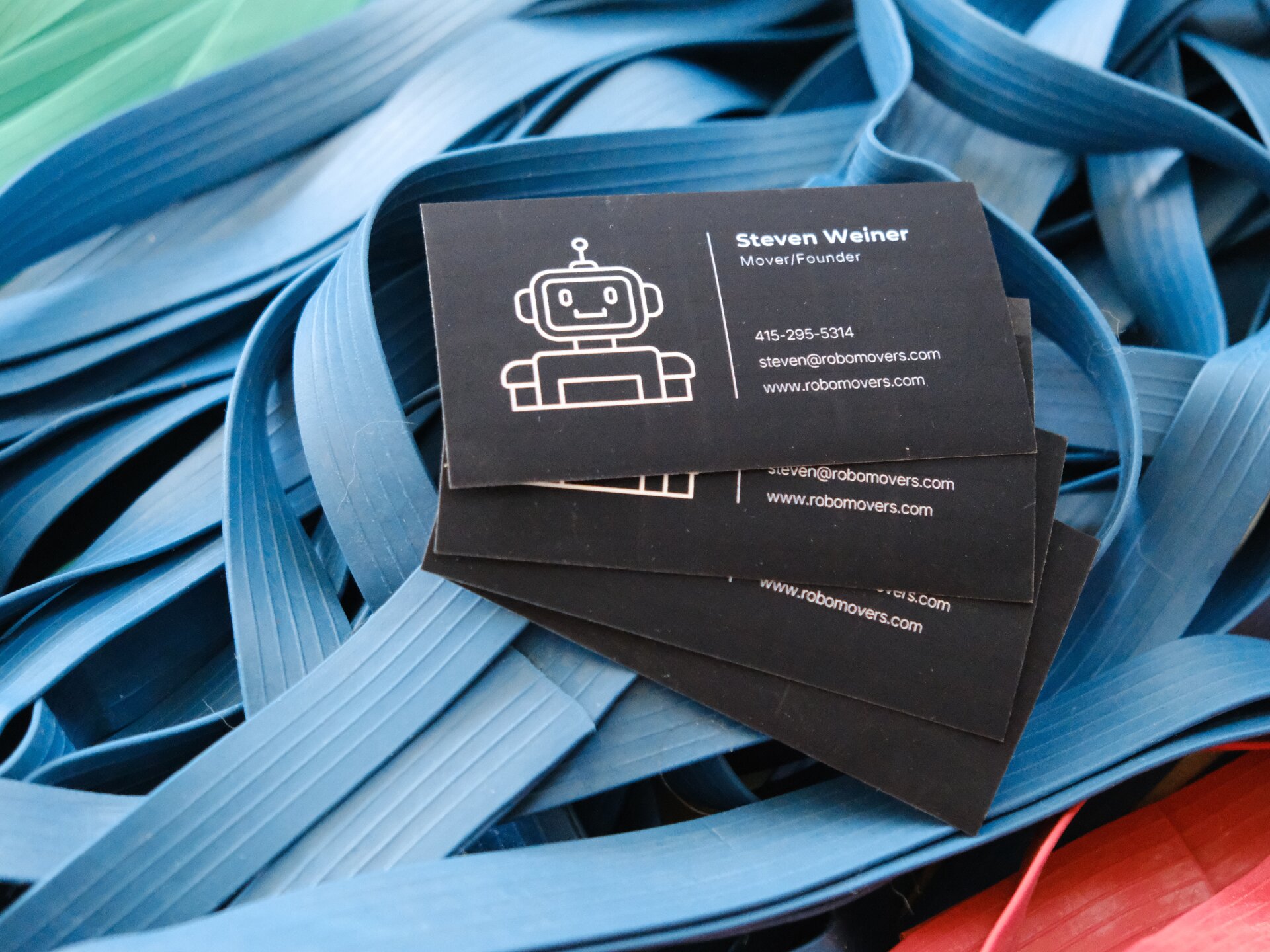 Robo Movers business card — Steven Weiner, Founder
